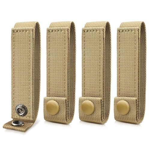 WYNEX Molle Straps 4"/6" Accessories for Tactical Pouch Plate Carrier, 4Pcs