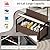 RELAX4LIFE Wicker Outdoor Bench with Storage - Rattan Deck Box w/Protective Liner for Pillows, Pool Supplies, Garden Tools, Patio Loveseat with Seat Cushion & Metal Armrests for Backyard Porch Balcony