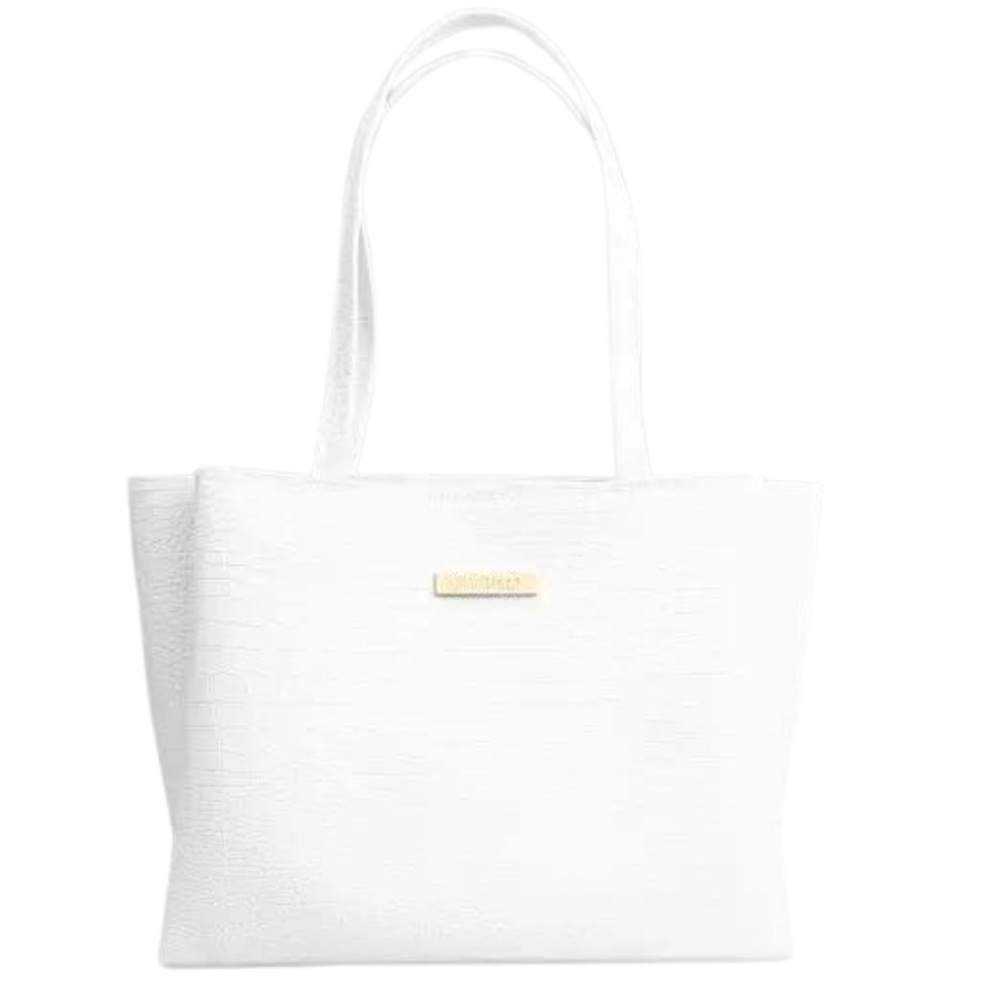 Fortify Style Large Capacity Croco Pattern Tote Handbags Purses Shoulder Bag For Women,With Zipper Closure and Detachable Shoulder Strap (WHITE) (B0D9C5WS4Y) Amazon Price History, Amazon Price Tracker