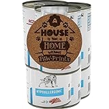 AETN Creations Hypoallergenic Wet Dog Food in Loaf – 6 x 400g Cans – Gently Cooked, Sensitive Recipe for Adult Dogs with AETN Exclusive Coaster