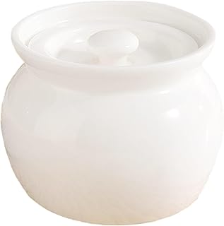 Ceramic Steamer Set With Lids - High-Fired Oven Bowls, Stackable Asian Egg Custard Cups For Soups/Desserts, Energy-Saving Tri-Color Kitchenware Gifts Boxes (white)