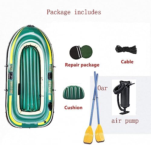 Kayak double bateau de pêche gonflable en caoutchouc de loisir - 6