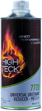 High Teck Products 7720-4 Medium Urethane Reducer, 1 qt, Clear, Liquid
