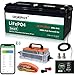 OGRPHY 36v Lithium Golf Cart Battery - 102Ah LiFePO4 36V Battery 200A BMS 1000A Peak Current, 3.89kWh Capacity, 4000+ Deep Cycles, Bluetooth & Touch Monitor, 36V 25A Charger Golf Cart Accessories