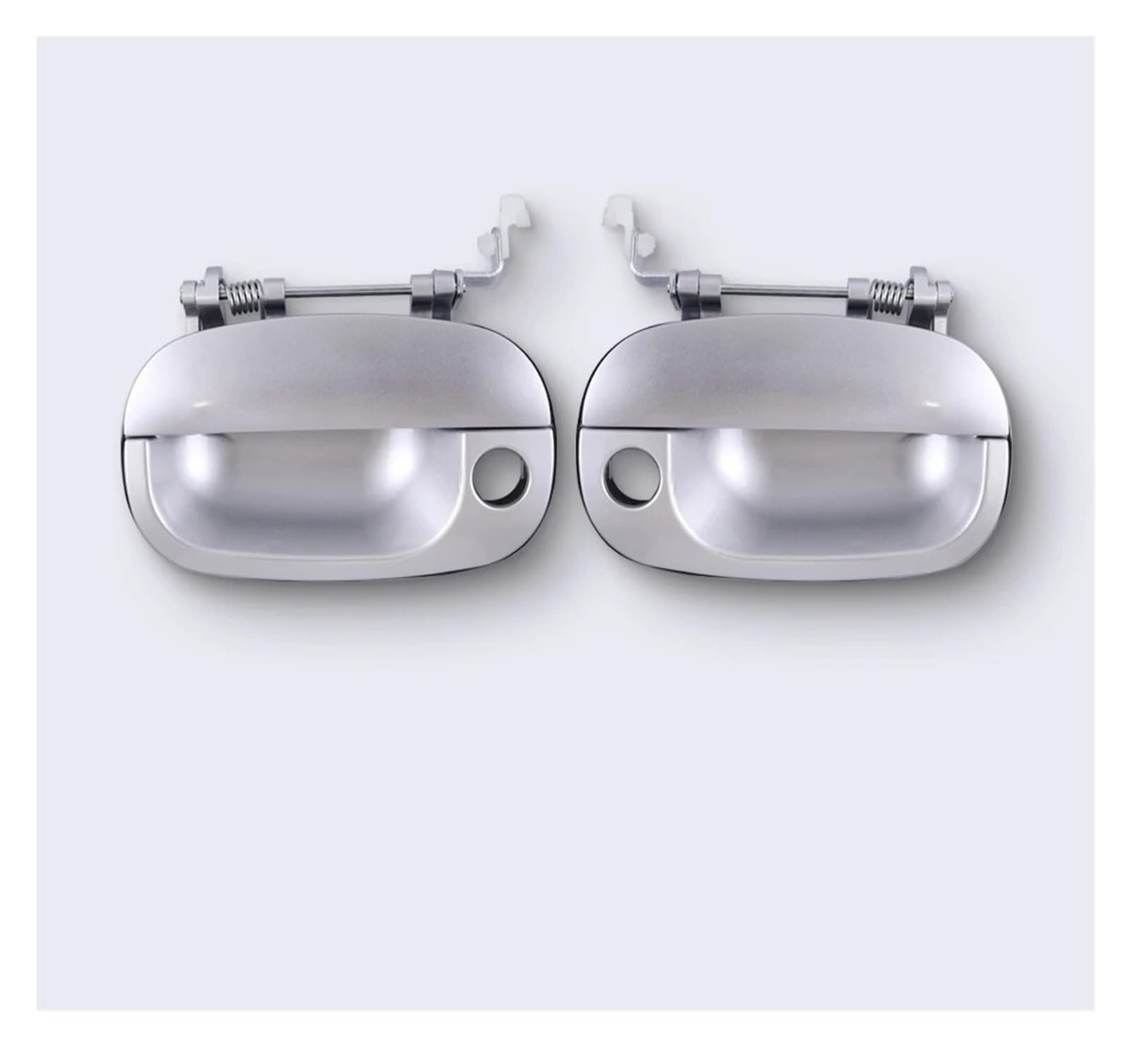 Tingyus 1 Pair Ourside Outer Door Handle For Hyundai For Starex 1997 1998 1999 2000 2001 2002 2003 2004 2005 Silver Grey Front Door Outside Handle