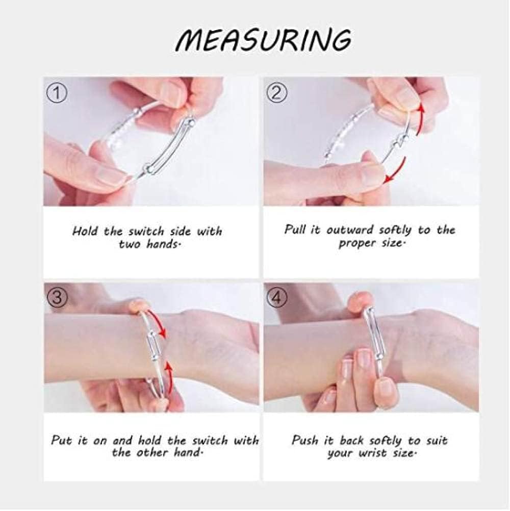 ブレスレット、女性用スターリングシルバーブレスレット、女性用925スターリングシルバーブレスレット手彫り蓮の花調節可能なカフバングル