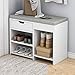 Shoe cabinet/Shoe rack ALUK- Schuhwechselhocker, Schrankhocker An Der Haustür, Multifunktionsaufbewahrung Und Aufbewahrung Am Eingang, Sie Können Auf Dem Schuhhocker Sitzen L60cm * B30cm * H45cm