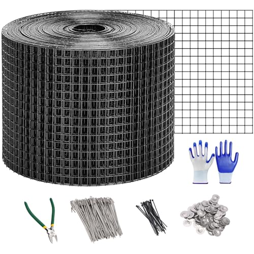 Critter Guard for Solar Panel Bird-Guard - INCIKITI 6in x 100ft PVC Coated Pigeon Netting 1/2' Bird...