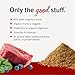 Stella & Chewy's Freeze-Dried Raw Marie’s Magical Dinner Dust - - Premium Beef Dog Food Topper with Organic Fruits & Vegetables - Perfect for Picky Eaters - 7oz