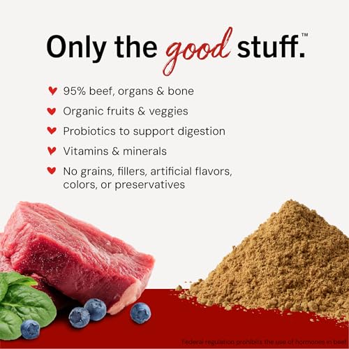 Stella & Chewy's Freeze-Dried Raw Grass-Fed Beef Recipe Marie's Magical Dinner Dust for Dogs, 198g Bag image 3