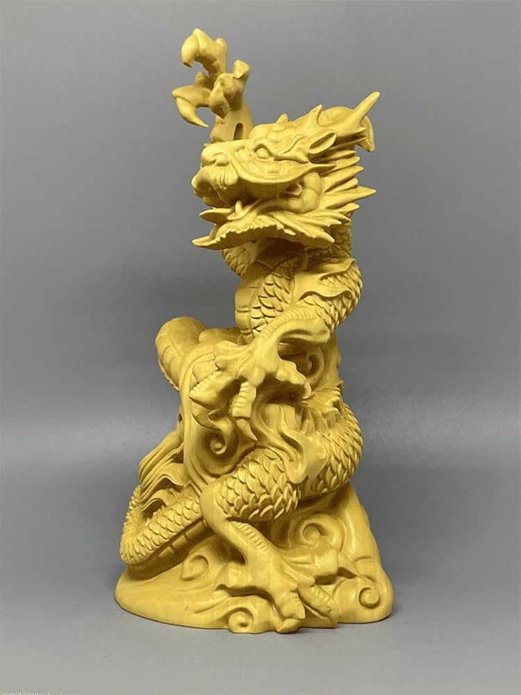 一点もの　開運 龍神 龍 木彫り 双龍 置き物　昇り龍　インテリア　工芸品 一点もの 開運 龍神 龍 木彫り 双龍 置き物 昇り龍 インテリア