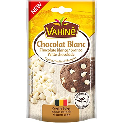 Vahiné - Lote de 2 chispas de chocolate blanco Vahiné, 100 g