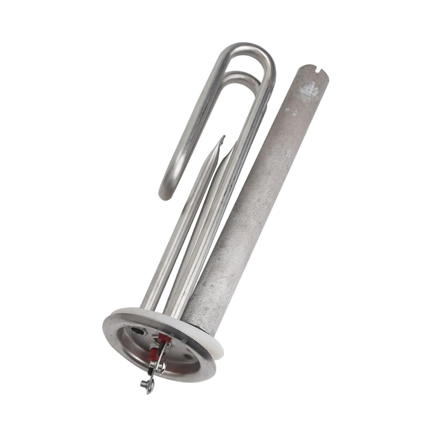 1PCS 1500W 220V 63mm Cap Stainless Steel Electric Heating Element with M5/M6 Nuts Electric Water Heater Parts(M6nut)