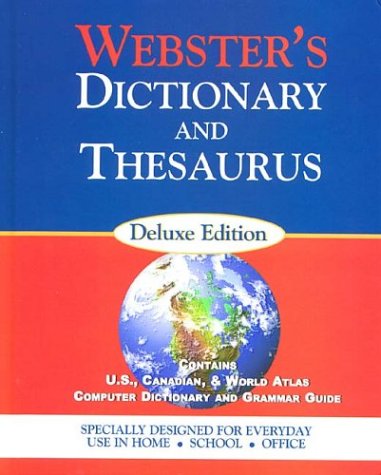 Webster's Dictionary and Thesaurus 157755244X Book Cover
