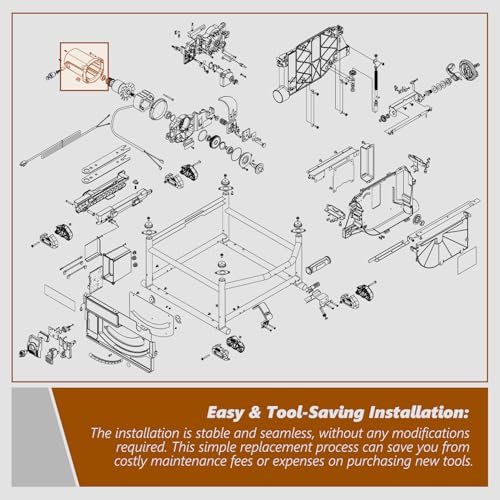 Eopzol Replacement N498814 Field Case Compatible with DWE7491RS Table Saw Heavy-Duty Storage & Transport Case for DeWalt Rolling Stand Accessories by Eopzol - Used condition - Image 3