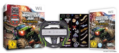 Monster Jam: Pfad der Zerstörung inkl. Lenkrad - [Wii]