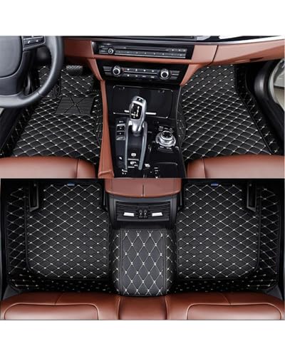 �t���A�}�b�g �� Ix35�p 2013-2021 �G�����g���p 2005-2020 ���F���X�^�[�p 2011-2024 �Ԃ̃t���A�}�b�g�C���e���A�A�N�Z�T���[�l�H��v RHD(Black Beige,For Elantra 2017-2020)