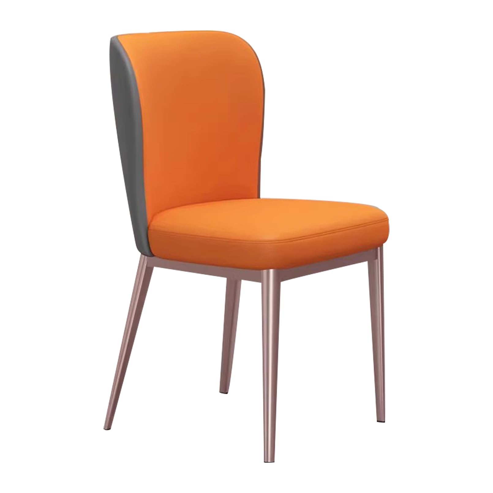 Chaise de cuisine et de salle à manger rembourrée avec pieds en métal stable