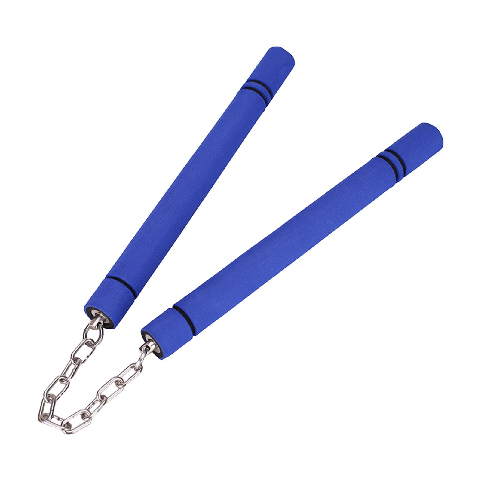 UJEAVETTE Foam Training Nunchucks Comfortable Grip for Martial Arts Taekwondo Wingchun Blue (B0CT2X6345) Amazon Price History, Amazon Price Tracker