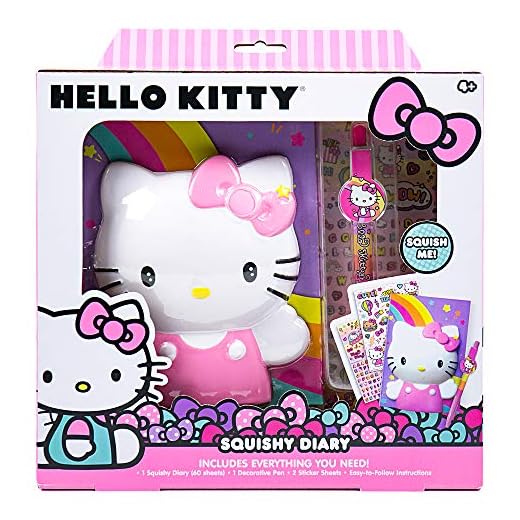 Hello Kitty Create Your Own Squishy Diary by Horizon Group USA