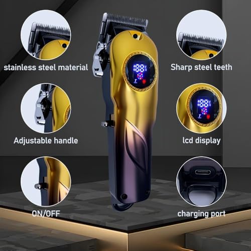 Afeitadora Eléctrica Kit Profesional con Pantalla LCD miniatura 2