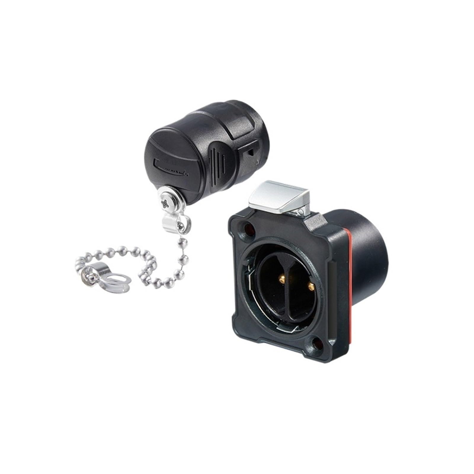 Conector portátil BD24 de 2 núcleos para alimentación de equipos en talleres