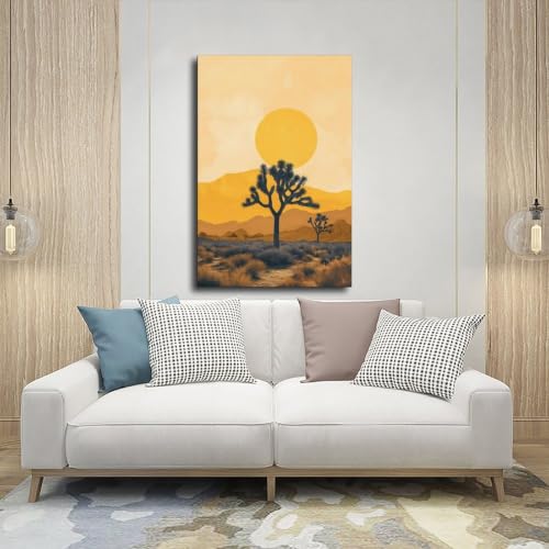 Art mural sur toile pour chambre et salon : créez une ambiance Joshua Tree