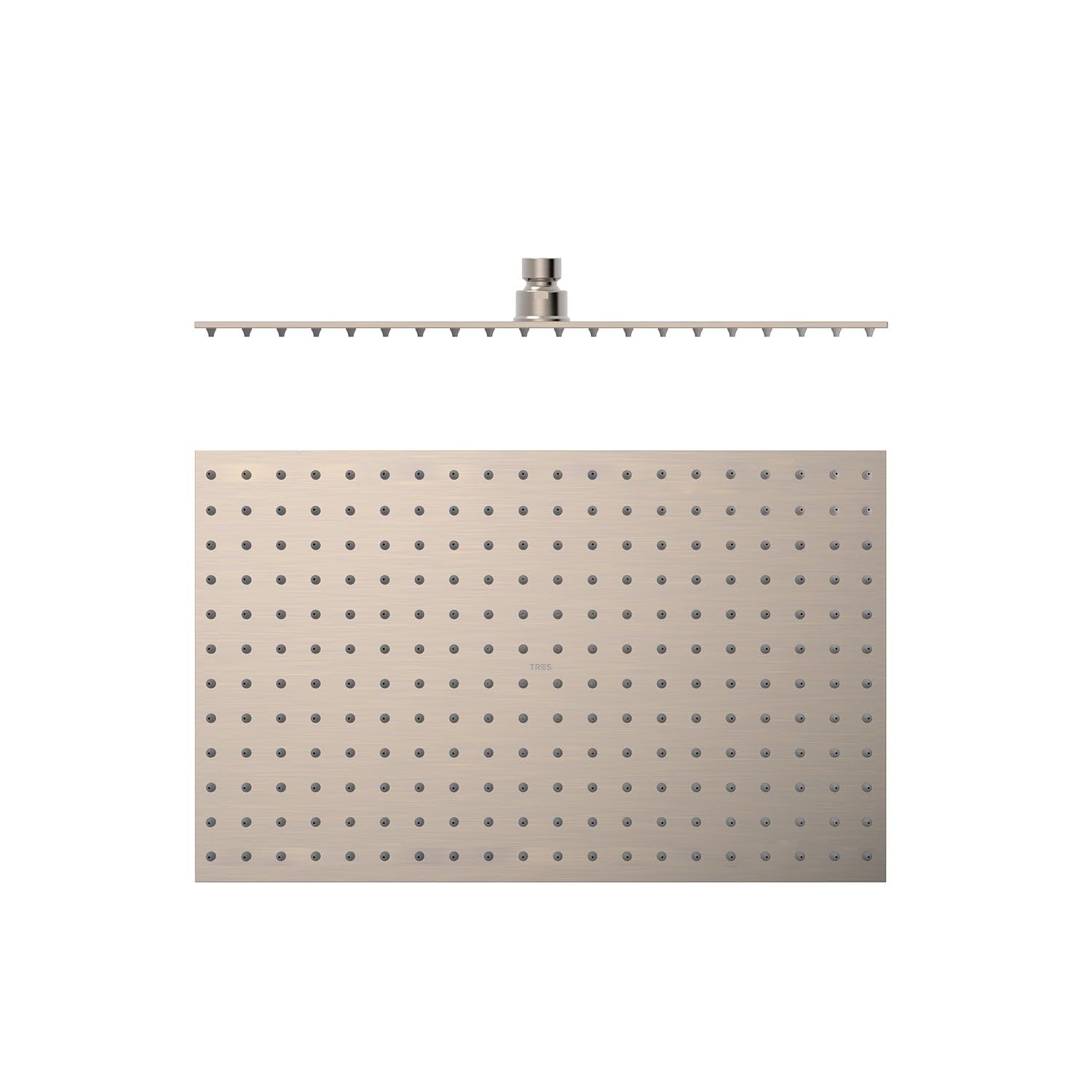 TRES 134315008AC Rociador de Ducha Techo Acero Inox