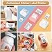 Sticker Printer, Print Pods Mini Printer, Portable Thermal Inkless Sticker Maker Machine Bluetooth Pocket Print Pod with 1 Roll Paper for Photo, Study Notes, Receipt, Journals, DIY, Gifts, Pink