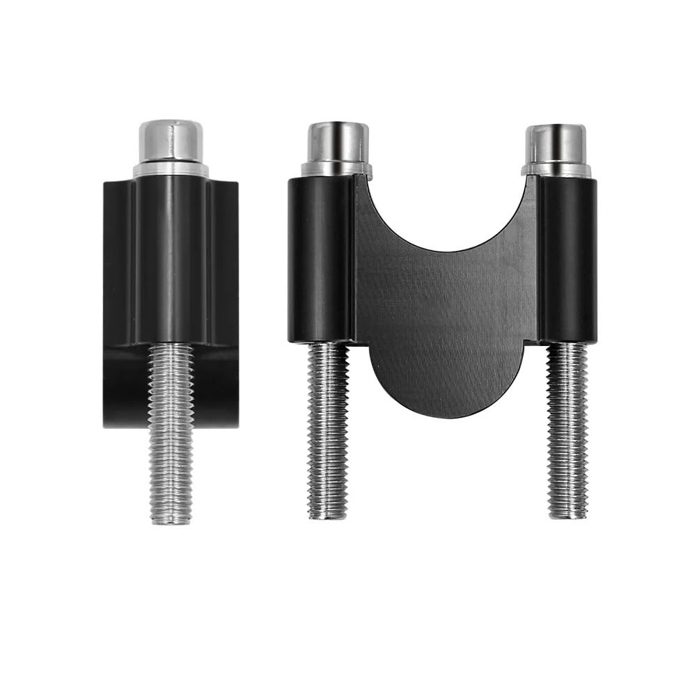 Mostek kierownicy motocykla 1 para motocykl 28mm 1 1/8 "22mm 7/8" podwyższenie kierownicy uchwyt do montażu na kierownicy zacisk pasuje do(22MM Black)