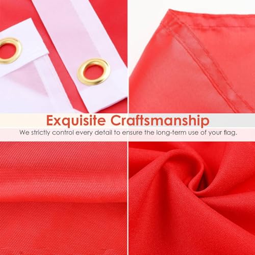 Image of Ahfulife Norway Flag 3x5 Ft, 2 Pcs Large Norwegian National Flags for Outdoor Indoor, Double Sided with Brass Eyelets for World Cup, Party, Garden, Bar, Street Decor