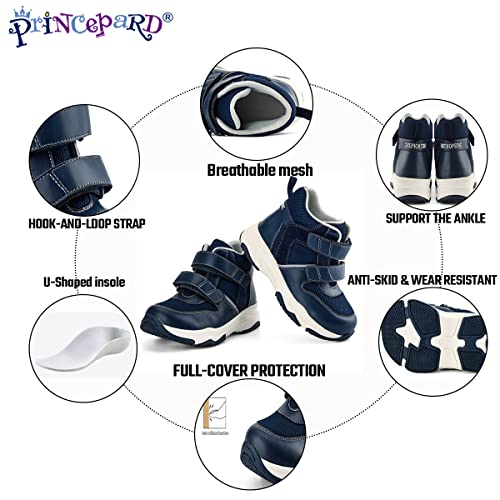 Orthopedic Shoe For Kids And Toddlers,Corrective Sneakers With Ankle And Arch Support For Boys And Girls'flat Feet And Tiptoe Walking,Anti-Slip Sole Blue #TOP3