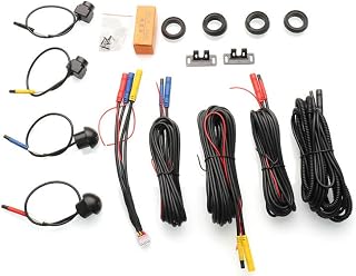 Universal 360° Car Camera System with 4 HD Wide-Angle Cameras (Front, Rear, Left, Right), Night Vision, Waterproof, Parkin... Price In India