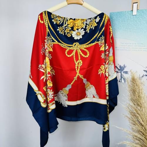 Image of Women's bat Wing Sleeves Off The Shoulders Loose Oversized Baggy top Pullover Casual top T-Shir
