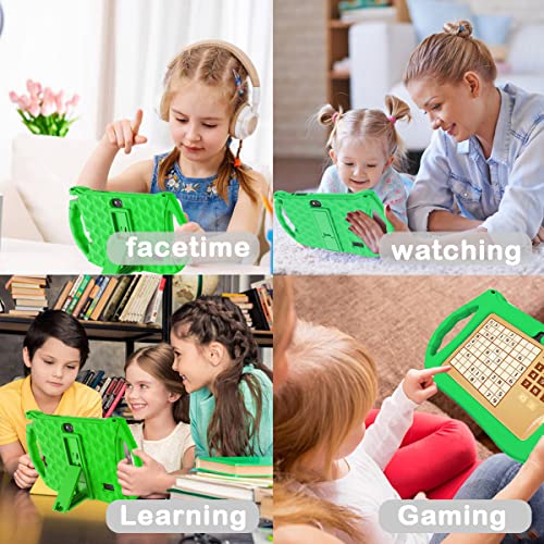 Kids Tablet, 7 Inch Tablet For Kids 3Gb Ram 32Gb Rom, Android 11 Toddler Tablet With Wifi, Bluetooth, Gms, Dual Camera, Parental Control, Shockproof Case, Google Play For Youtube, Netflix(Green) #TOP6