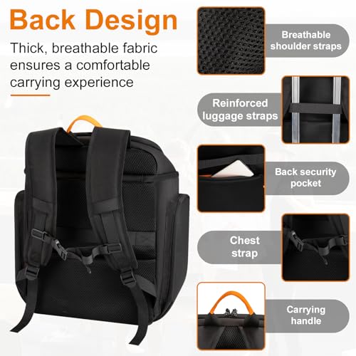 Wigojoy Carrying Case Travel Speaker Backpack Fit for Bose S1 Pro/S1 Pro+ by Wigojoy - Used condition - Image 6