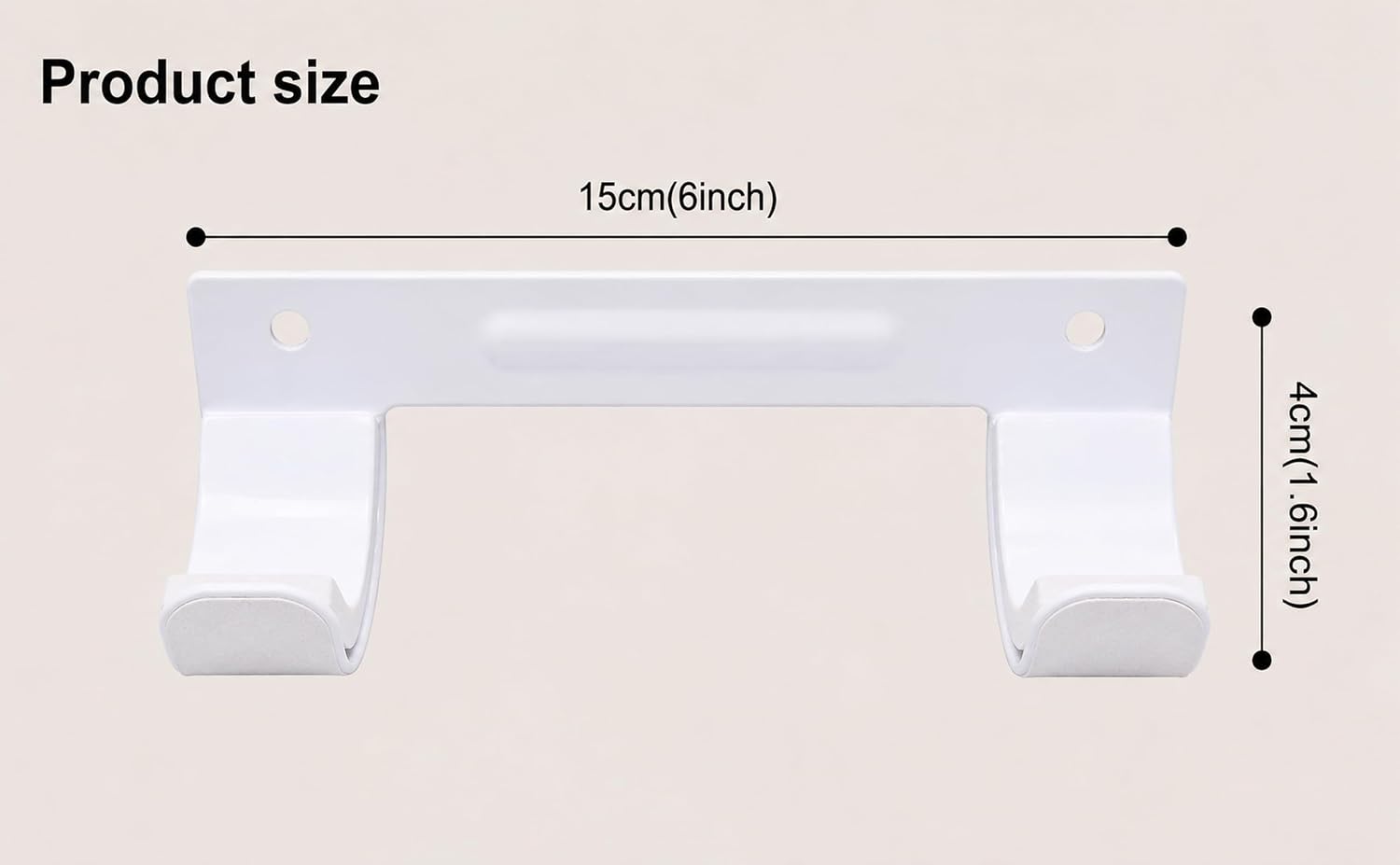 Ironing Board Hanger Wall Mount Ironing Board Holder Organizer Wall Rack for Laundry Rooms Storage Rack Hanging Shelf Hanger (White with EVA pad) (1, White)