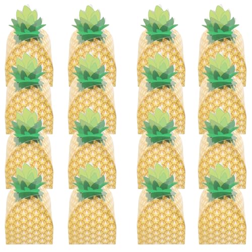 TOKIDNY Cajas de Dulces de Papel para Fiestas 20 Unidades Pequeñas Cajas para Regalos de Boda y Cumpleaños Diseño de Piña Ligeras y Prácticas para Eventos y Celebraciones