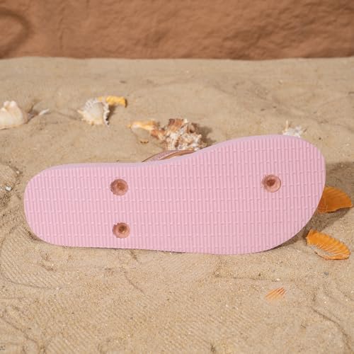 Slim Flip Flops for Women Beach Rubber Shower Shoes Basic Comfortable Thong Sandals Lightweight Non-Slip Summer Slippers Black3