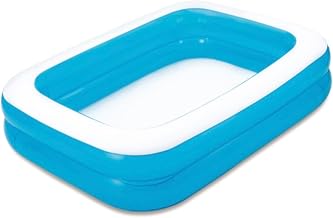 Summer Waves Pool, Aufblasbarer Pool, Familienpool, Gartenpool für Kinder, Rechteckiger Pool, 2 M x 1.50 M x 51 cm