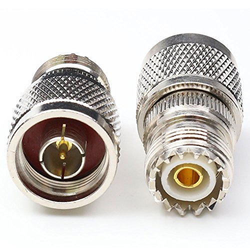 N Male To Uhf Female Connectors,Anhan Pl259 To N Type Connector Rf Coaxial Coax Adapter So239 Female Adapter Pl259 Female Connector 2 Packs #TOP2