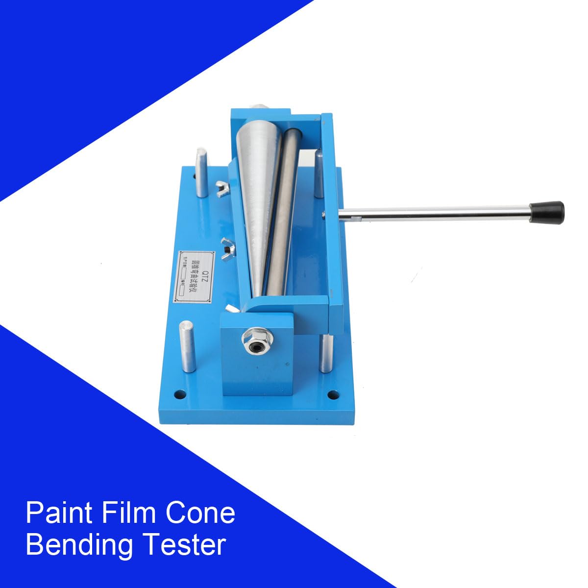 Paint Film Cone Bending Tester, Conical Mandrel Tester Tapered Shaft Paint Film Flexibility Bending Instrument