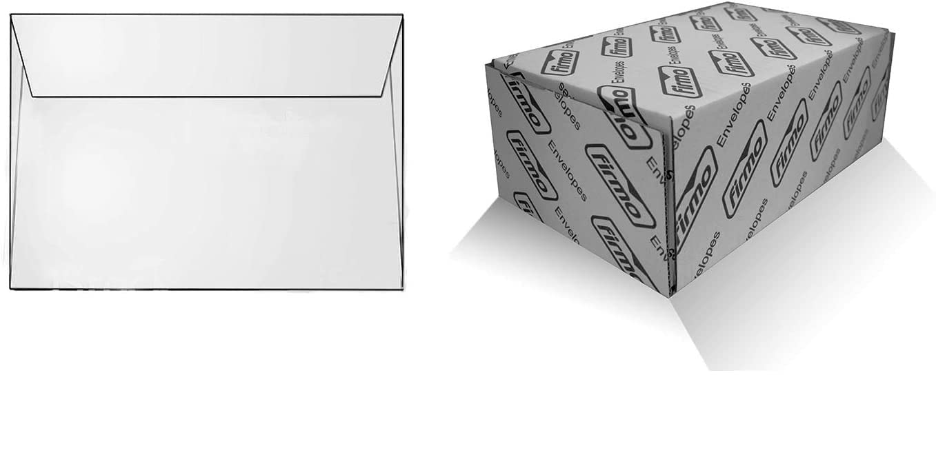 caja de 250 unidades Sobres 176 x 231 mm cuartilla Offset Blanco con tira de silicona SIN avenida