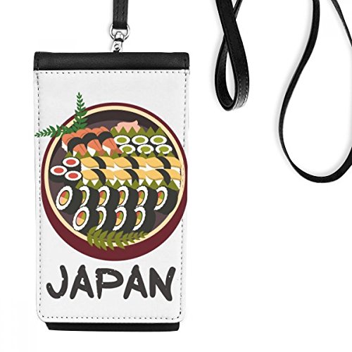 Porte-monnaie fini les poches pleines avec ce mini sac suspendu téléphone noir sushi