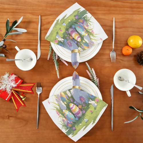 Servilletas de Tela de Pascua en Poliéster x6 miniatura 5