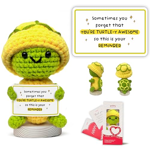 Image of Gossby Dad Gifts from Daughter Son Kids Fathers Day - You're Turtle-Y Awesome - Inspirational, Christmas, Birthday, Appreciation Thank You Gift Dad, Teacher, Coworker, Employee - Positive Turtle