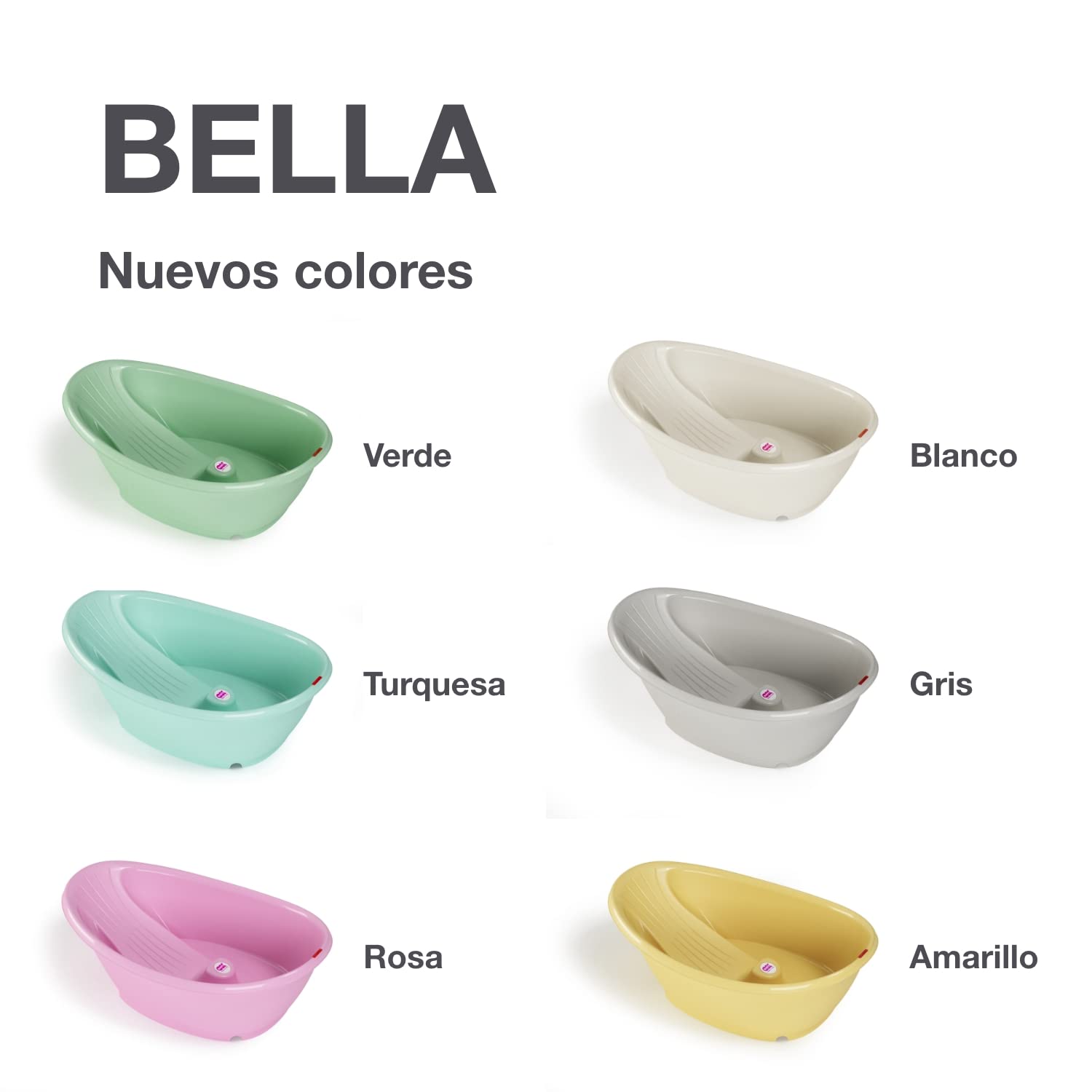 OKBABY Kit Bella bañera más soporte - Perfecto para la hora del baño desde 0-12 meses - Verde