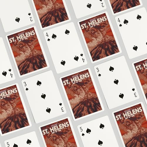 Baraja de 52 cartas Poker Mount St. Helens Washington miniatura 4