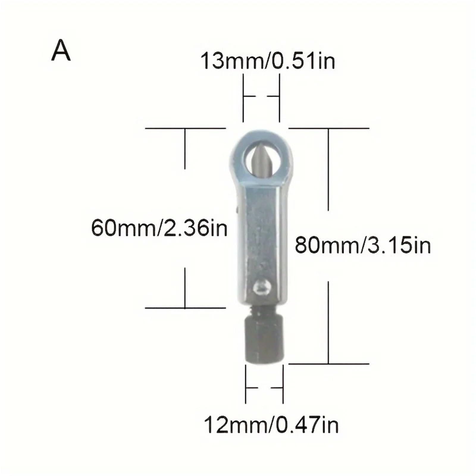 Juego de separadores de Tuercas y Tornillos, Herramientas for Quitar Tuercas oxidadas, Extractor de Tuercas de Acero(11A)