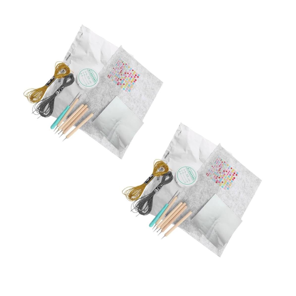 2 Set Foglia D'oro per Decorazioni Artistiche, Fogli per